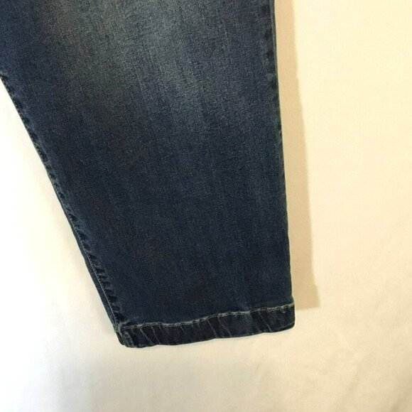 Kut From The Kloth Women's Straight Leg Cropped Jeans Medium Wash Size 16 - Picture 5 of 12